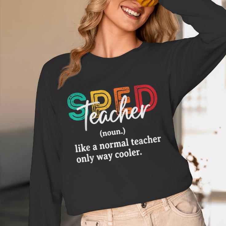 Special Education For Men Women SPED Teacher Unisex Long Sleeve T-Shirt, funny design Special Education For Men Women SPED Teacher Unisex Long Sleeve T-Shirt, funny design