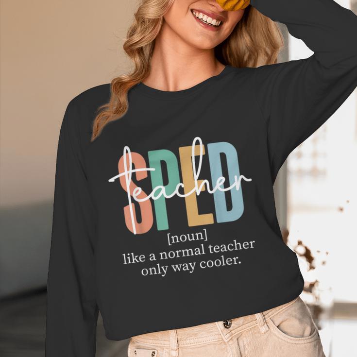 Special Education Sped Teacher Definition For Women & Men Unisex Long Sleeve T-Shirt, funny design Special Education Sped Teacher Definition For Women & Men Unisex Long Sleeve T-Shirt, funny design