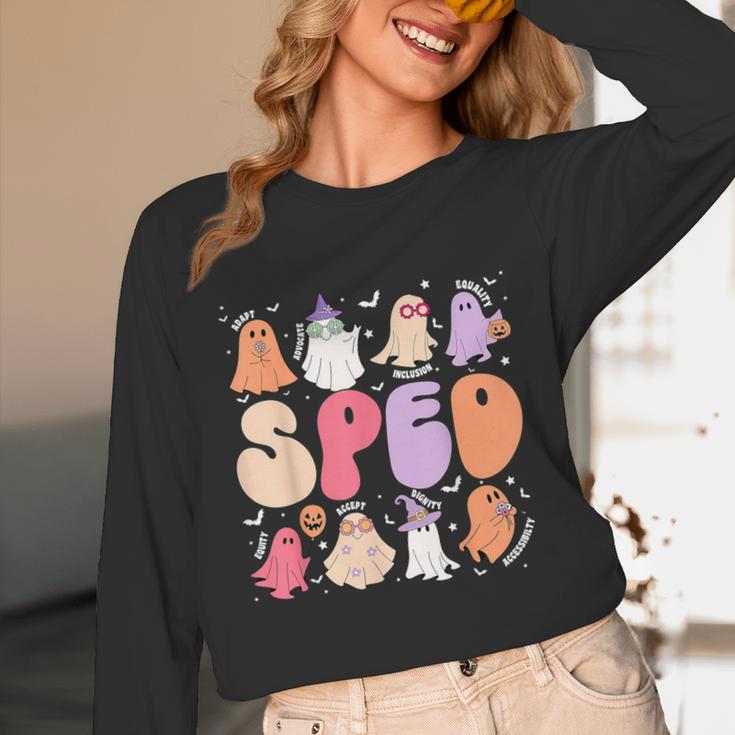 Special Education Teacher Ghosts Halloween SPED Teacher Unisex Long Sleeve T-Shirt, funny design Special Education Teacher Ghosts Halloween SPED Teacher Unisex Long Sleeve T-Shirt, funny design
