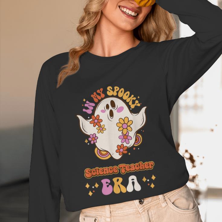 In My Spooky Science Teacher Era Occupational Haunts Unisex Long Sleeve T-Shirt, funny design