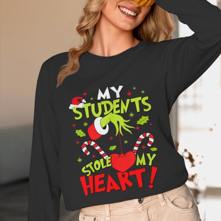 My Students Stole My Heart Teacher Holiday Merry Christmas Unisex Long Sleeve T-Shirt, funny design My Students Stole My Heart Teacher Holiday Merry Christmas Unisex Long Sleeve T-Shirt, funny design