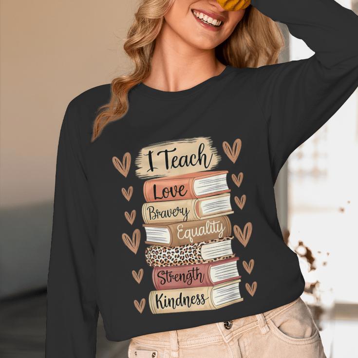 I Teach History Month Black Teacher Melanin Unisex Long Sleeve T-Shirt, funny design