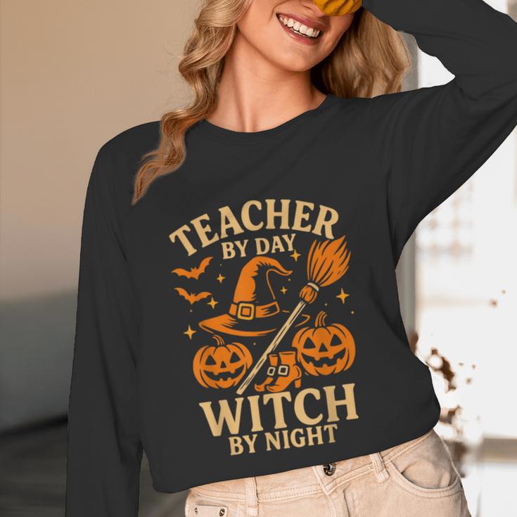 Teacher By Day Witch By Night Halloween Teacher Witch Unisex Long Sleeve T-Shirt, funny design Teacher By Day Witch By Night Halloween Teacher Witch Unisex Long Sleeve T-Shirt, funny design