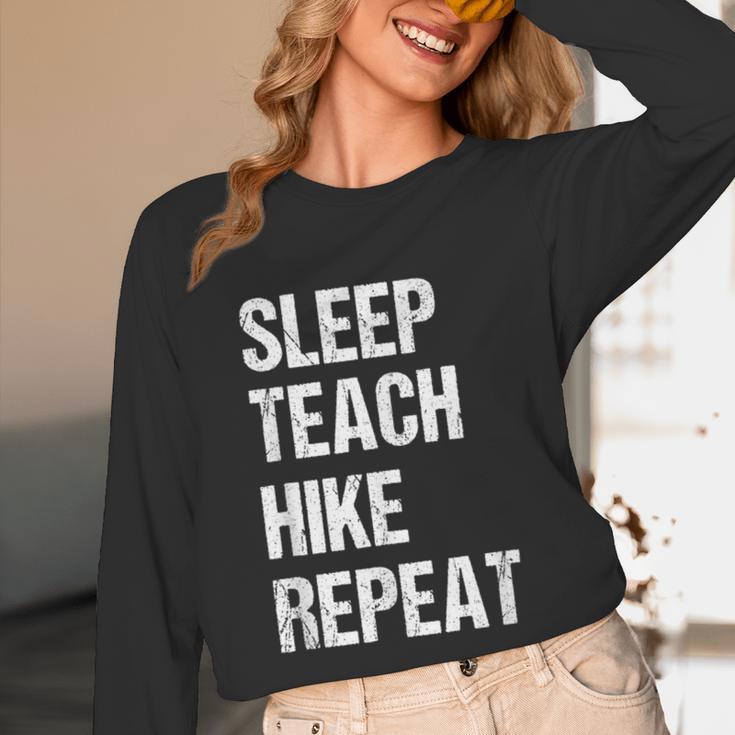Teacher Hiking Shirt Teaching Hiker T Shirt Unisex Long Sleeve T-Shirt, funny design Teacher Hiking Shirt Teaching Hiker T Shirt Unisex Long Sleeve T-Shirt, funny design