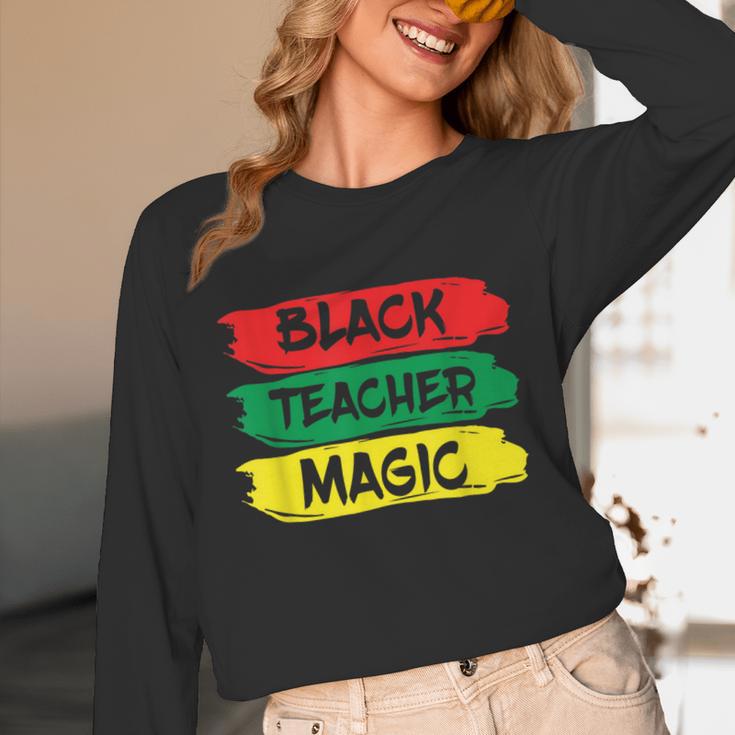 Teacher Magic Black History Month Educator For Men Women Unisex Long Sleeve T-Shirt, funny design Teacher Magic Black History Month Educator For Men Women Unisex Long Sleeve T-Shirt, funny design