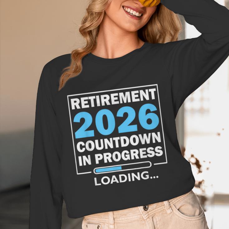 Teacher Retirement Class Of 2026 Loading Retired Unisex Long Sleeve T-Shirt, funny design Teacher Retirement Class Of 2026 Loading Retired Unisex Long Sleeve T-Shirt, funny design