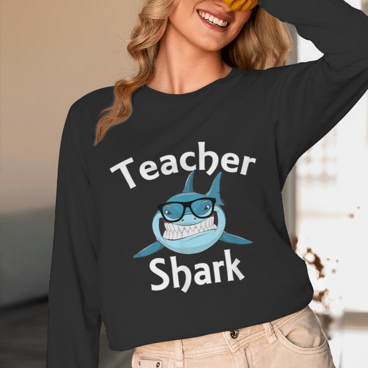 Teacher Shark Teacher For Men Women Unisex Long Sleeve T-Shirt, funny design Teacher Shark Teacher For Men Women Unisex Long Sleeve T-Shirt, funny design