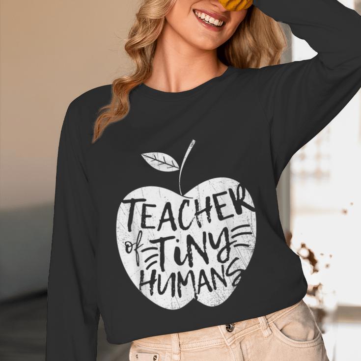 Teacher Of Tiny Humans Preschool Kindergarten Teacher Unisex Long Sleeve T-Shirt, funny design Teacher Of Tiny Humans Preschool Kindergarten Teacher Unisex Long Sleeve T-Shirt, funny design