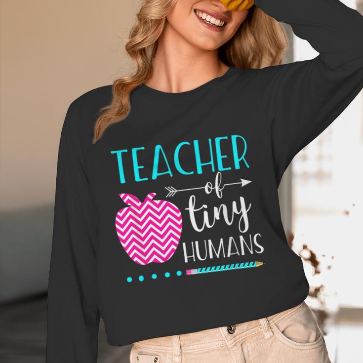 Teacher Of Tiny Humans Preschool Pre K Kindergarten Teacher Unisex Long Sleeve T-Shirt, funny design Teacher Of Tiny Humans Preschool Pre K Kindergarten Teacher Unisex Long Sleeve T-Shirt, funny design
