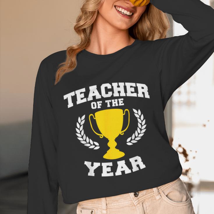 Teacher Of The Year For Men Women Unisex Long Sleeve T-Shirt, funny design Teacher Of The Year For Men Women Unisex Long Sleeve T-Shirt, funny design