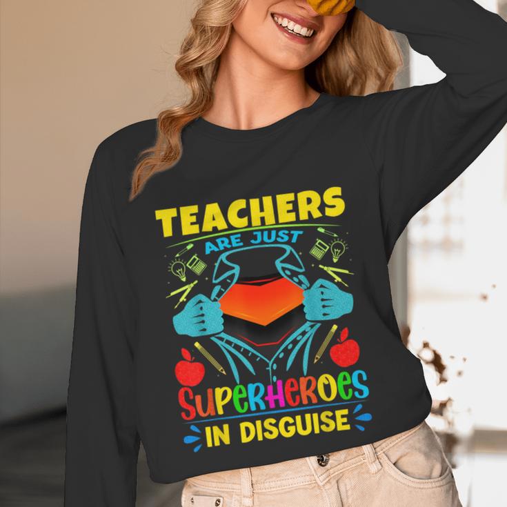 Teachers Are Superheroes – Fun Appreciation Unisex Long Sleeve T-Shirt, funny design Teachers Are Superheroes – Fun Appreciation Unisex Long Sleeve T-Shirt, funny design