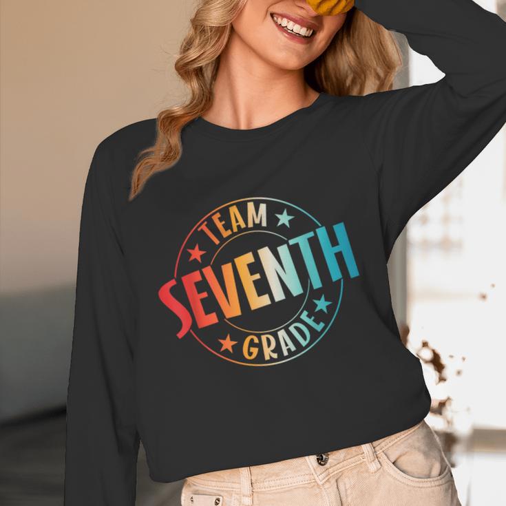 Team Seventh Grade Teacher Student Back To School 7th Grade Unisex Long Sleeve T-Shirt, funny design Team Seventh Grade Teacher Student Back To School 7th Grade Unisex Long Sleeve T-Shirt, funny design