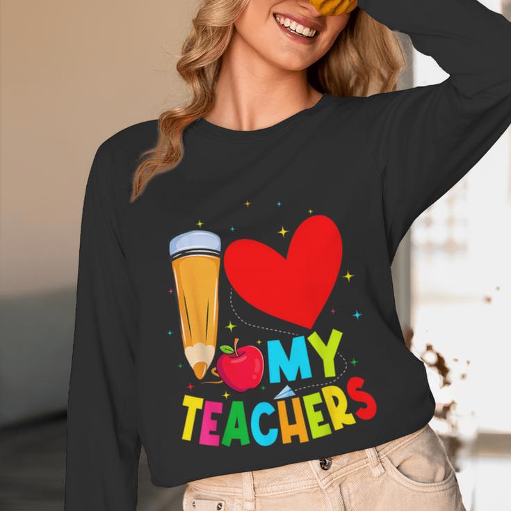 Teens Graduation I Heart My Teachers I Love My Teachers Unisex Long Sleeve T-Shirt, funny design Teens Graduation I Heart My Teachers I Love My Teachers Unisex Long Sleeve T-Shirt, funny design