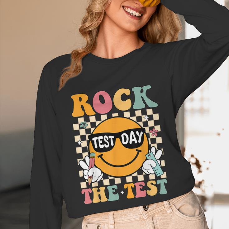 Test Day Rock The Test Teacher Testing Day You Got This Unisex Long Sleeve T-Shirt, funny design Test Day Rock The Test Teacher Testing Day You Got This Unisex Long Sleeve T-Shirt, funny design