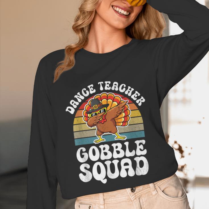 Thanksgiving Dance Teacher Gobble Squad Turkey Unisex Long Sleeve T-Shirt, funny design Thanksgiving Dance Teacher Gobble Squad Turkey Unisex Long Sleeve T-Shirt, funny design