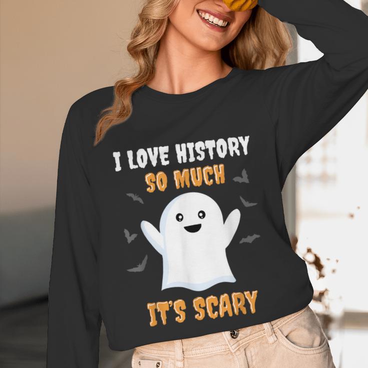 History Teacher Halloween History Class School For Men Women Kids Unisex Long Sleeve T-Shirt, funny design