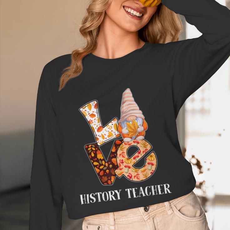 History Teacher Love Autumn Fall Gnome For Teachers For Men Women Unisex Long Sleeve T-Shirt, funny design History Teacher Love Autumn Fall Gnome For Teachers For Men Women Unisex Long Sleeve T-Shirt, funny design