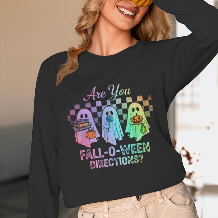 Vintage Are You Fall O Ween Directions Teacher Halloween Unisex Long Sleeve T-Shirt, funny design Vintage Are You Fall O Ween Directions Teacher Halloween Unisex Long Sleeve T-Shirt, funny design