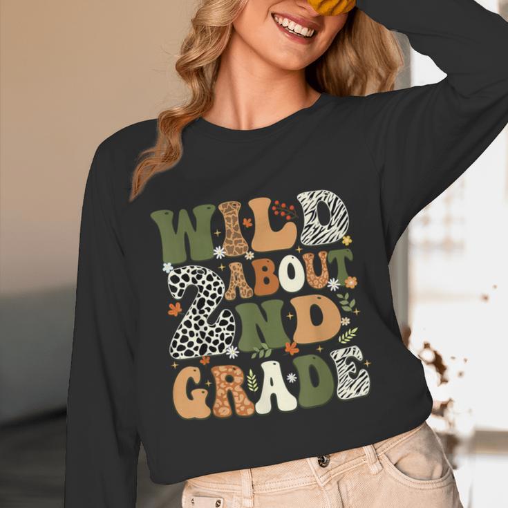 Wild About 2nd Grade Teacher Student First Day Of School Unisex Long Sleeve T-Shirt, funny design Wild About 2nd Grade Teacher Student First Day Of School Unisex Long Sleeve T-Shirt, funny design