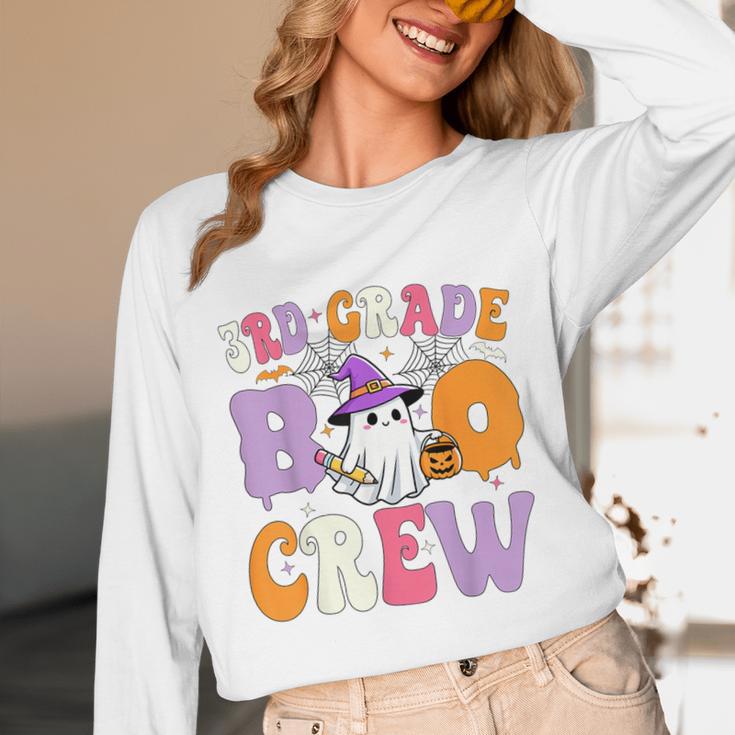 3rd Grade Boo Crew Spooky Third Grade Halloween Teacher Unisex Long Sleeve T-Shirt, funny design 3rd Grade Boo Crew Spooky Third Grade Halloween Teacher Unisex Long Sleeve T-Shirt, funny design