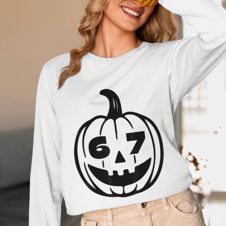 67 Halloween Costume For Students Teachers Brainrot Meme Unisex Long Sleeve T-Shirt, funny design