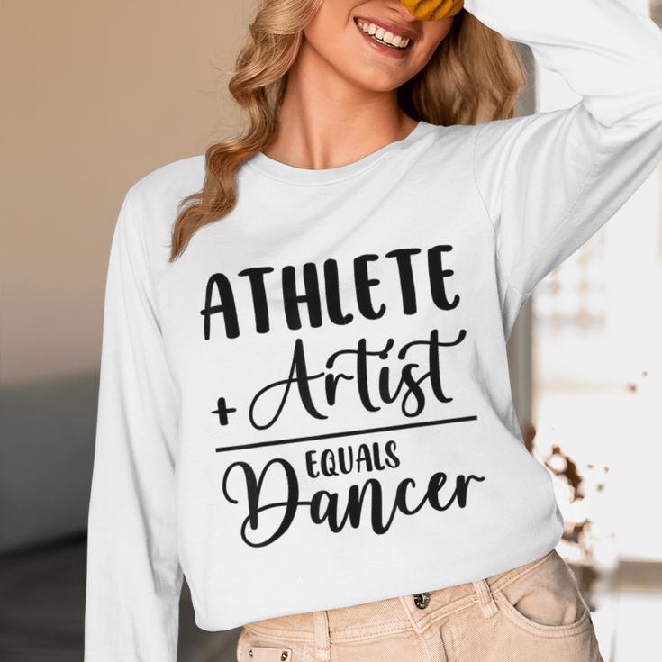 Athlete Plus Artist Equals Dancer Ballerina Teacher Student For Men Women Kids Unisex Long Sleeve T-Shirt, funny design Athlete Plus Artist Equals Dancer Ballerina Teacher Student For Men Women Kids Unisex Long Sleeve T-Shirt, funny design