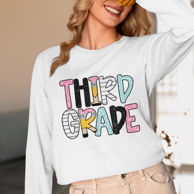 Back To School Third Grade Teacher First Day Of 3rd Grade Unisex Long Sleeve T-Shirt, funny design