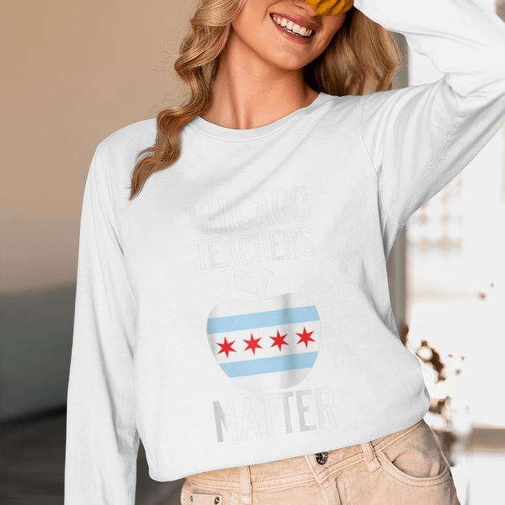 Chicago Teachers Matter Support Union Education Red For Ed Raglan Baseball Tee Unisex Long Sleeve T-Shirt, funny design