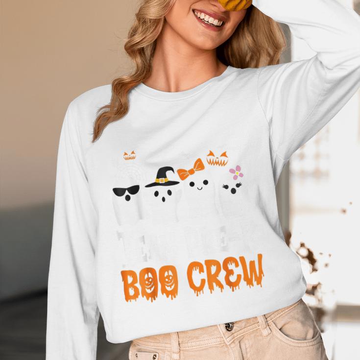 Cute Ghost Team Pre K Boo Crew Halloween Teacher Student Unisex Long Sleeve T-Shirt, funny design Cute Ghost Team Pre K Boo Crew Halloween Teacher Student Unisex Long Sleeve T-Shirt, funny design