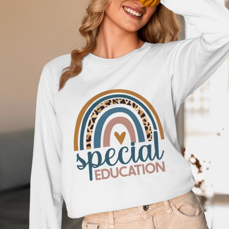 Cute Special Education Leopard Print SPED Teacher Idea Unisex Long Sleeve T-Shirt, funny design Cute Special Education Leopard Print SPED Teacher Idea Unisex Long Sleeve T-Shirt, funny design