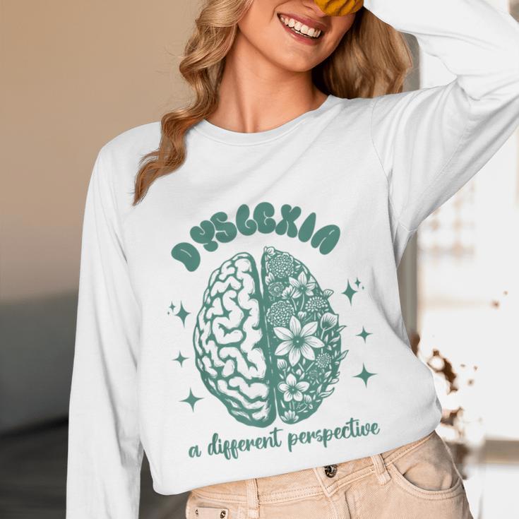 Dyslexia A Different Perspective Dyslexia Specialist Teacher Unisex Long Sleeve T-Shirt, funny design Dyslexia A Different Perspective Dyslexia Specialist Teacher Unisex Long Sleeve T-Shirt, funny design