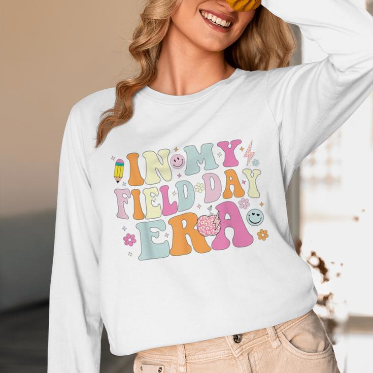 In My Field Day Era Teacher Kids Cute Groovy Field Day Unisex Long Sleeve T-Shirt, funny design In My Field Day Era Teacher Kids Cute Groovy Field Day Unisex Long Sleeve T-Shirt, funny design