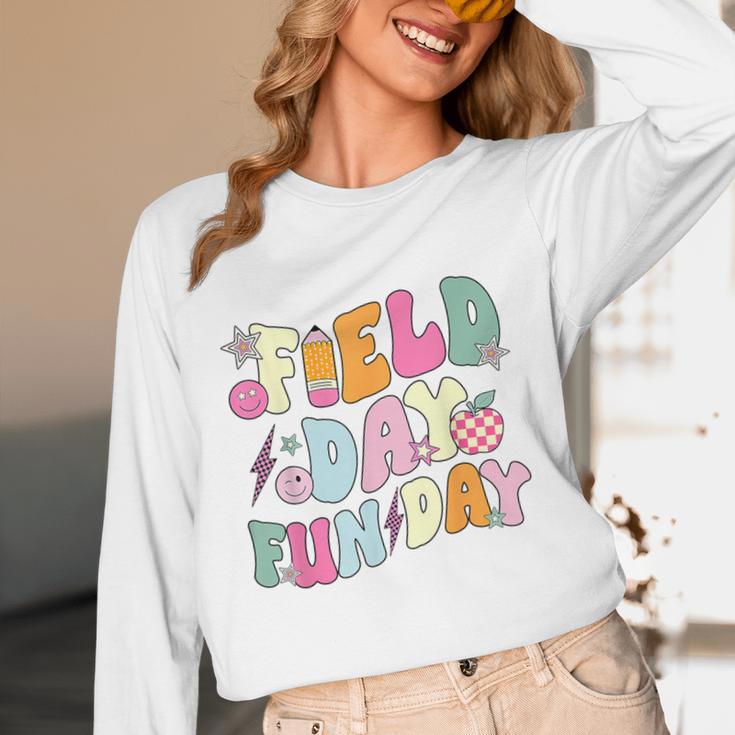 Field Day Fun Day Last Day Of School Teacher Student Unisex Long Sleeve T-Shirt, funny design