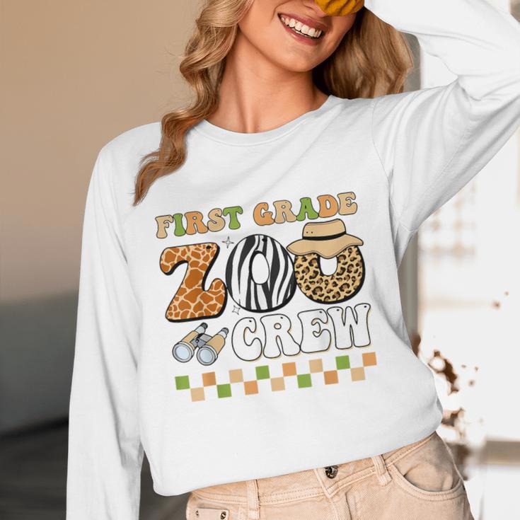 Field Zoo Trip Teacher First Grade Crew Back To School Unisex Long Sleeve T-Shirt, funny design Field Zoo Trip Teacher First Grade Crew Back To School Unisex Long Sleeve T-Shirt, funny design