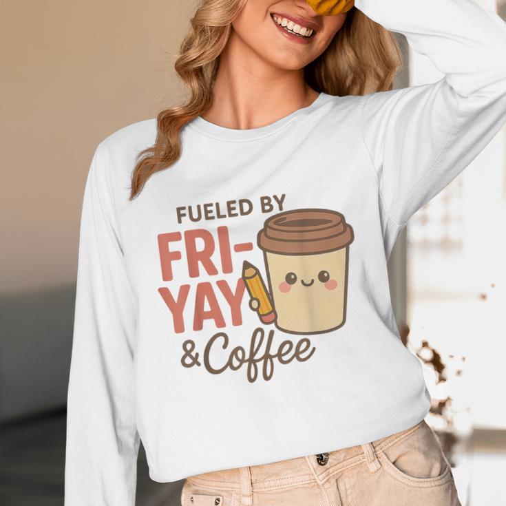 Friyay Teacher Coffee Friday School Cute Fri Yay Unisex Long Sleeve T-Shirt, funny design Friyay Teacher Coffee Friday School Cute Fri Yay Unisex Long Sleeve T-Shirt, funny design