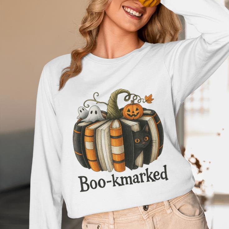 Fun Fall Book Lover Cute Teacher Student Halloween Unisex Long Sleeve T-Shirt, funny design Fun Fall Book Lover Cute Teacher Student Halloween Unisex Long Sleeve T-Shirt, funny design