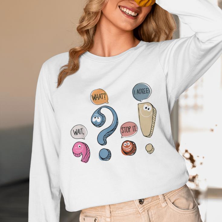 Grammar Teacher Punctuation For English Teacher Men Women Unisex Long Sleeve T-Shirt, funny design Grammar Teacher Punctuation For English Teacher Men Women Unisex Long Sleeve T-Shirt, funny design