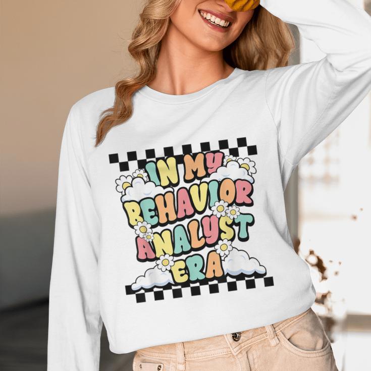 Groovy ABA RBT Therapist In My Behavior Analyst Era Teacher Unisex Long Sleeve T-Shirt, funny design