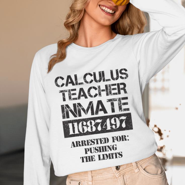 Halloween Calculus Teacher Prisoner Costume Unisex Long Sleeve T-Shirt, funny design Halloween Calculus Teacher Prisoner Costume Unisex Long Sleeve T-Shirt, funny design
