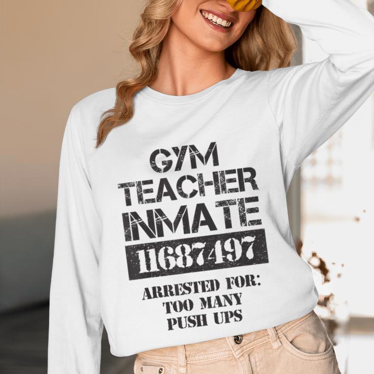 Halloween Gym Teacher Prisoner Costume Unisex Long Sleeve T-Shirt, funny design Halloween Gym Teacher Prisoner Costume Unisex Long Sleeve T-Shirt, funny design