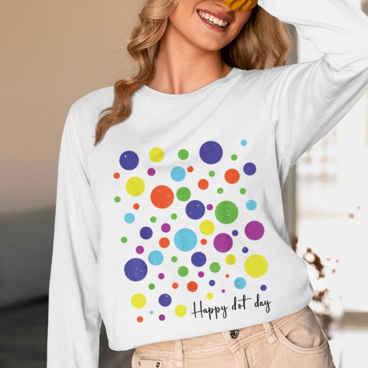 Happy Dot Day 2025 Polka Dot Boys Girls Kids Teacher Dot Day Unisex Long Sleeve T-Shirt, funny design Happy Dot Day 2025 Polka Dot Boys Girls Kids Teacher Dot Day Unisex Long Sleeve T-Shirt, funny design