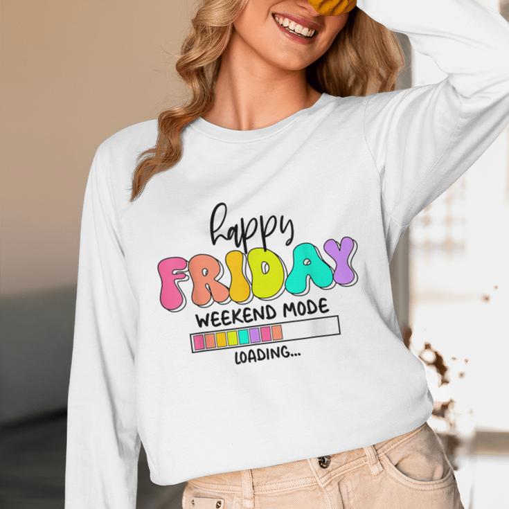 Happy Friyay Teacher School Friday Weekend Vibes Unisex Long Sleeve T-Shirt, funny design Happy Friyay Teacher School Friday Weekend Vibes Unisex Long Sleeve T-Shirt, funny design
