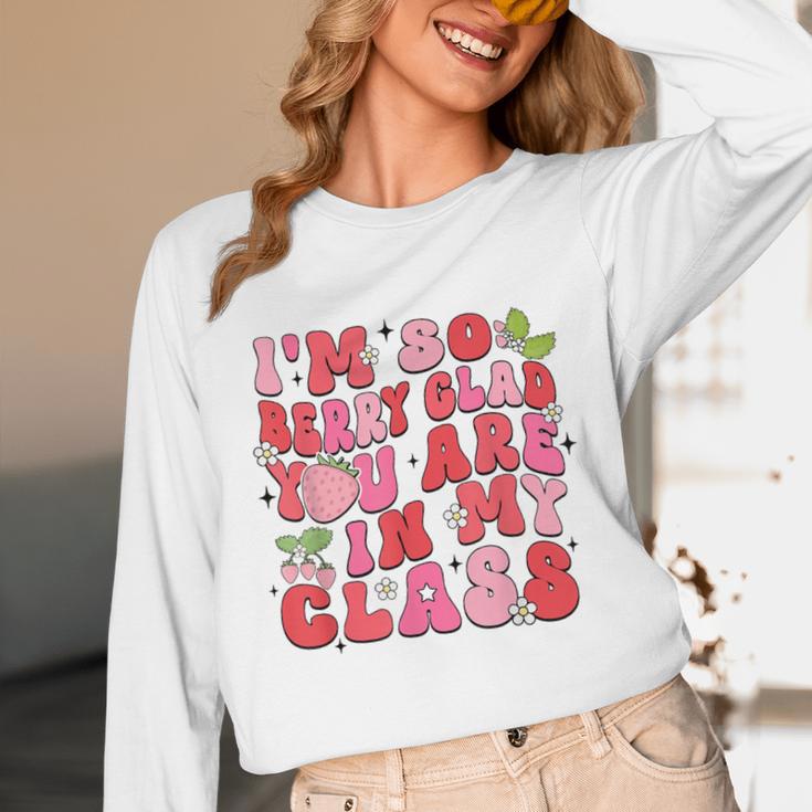 I'm So Berry Glad You Are Strawberry Elementary Teacher Unisex Long Sleeve T-Shirt, funny design I'm So Berry Glad You Are Strawberry Elementary Teacher Unisex Long Sleeve T-Shirt, funny design