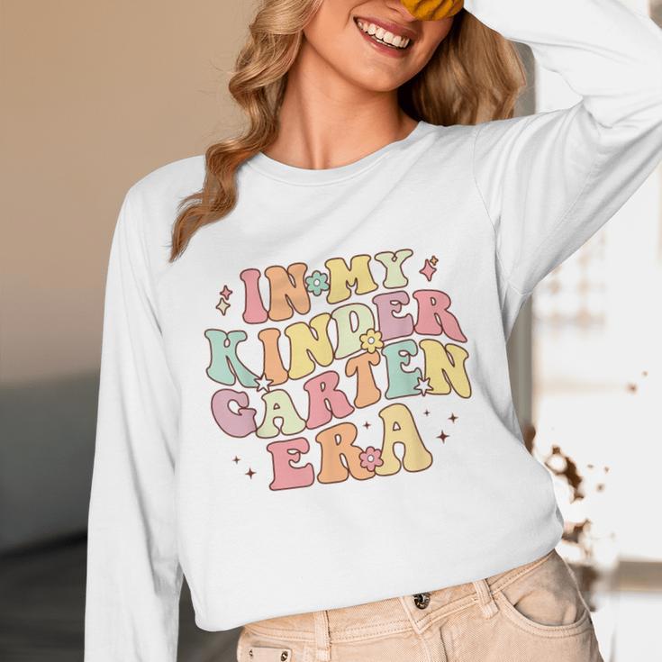 In My Kindergarten Era Retro Back To School Teacher Student Unisex Long Sleeve T-Shirt, funny design In My Kindergarten Era Retro Back To School Teacher Student Unisex Long Sleeve T-Shirt, funny design
