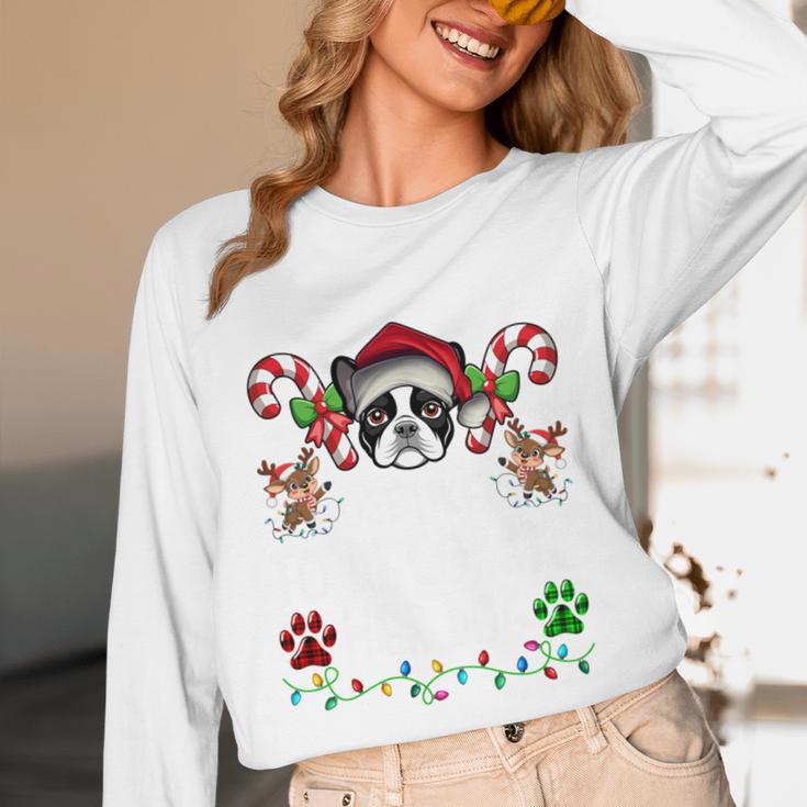 Most Likely Decorate Her Boston Terrier Dog Ugly Christmas Unisex Long Sleeve T-Shirt, funny design