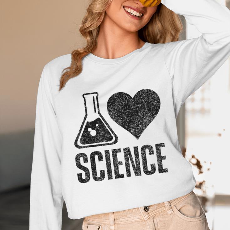 I Love Science Lover Teacher Scientist Sciences Unisex Long Sleeve T-Shirt, funny design I Love Science Lover Teacher Scientist Sciences Unisex Long Sleeve T-Shirt, funny design