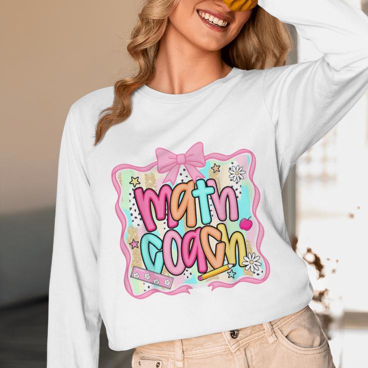 Math Coach Back To School Math Teacher Unisex Long Sleeve T-Shirt, funny design Math Coach Back To School Math Teacher Unisex Long Sleeve T-Shirt, funny design