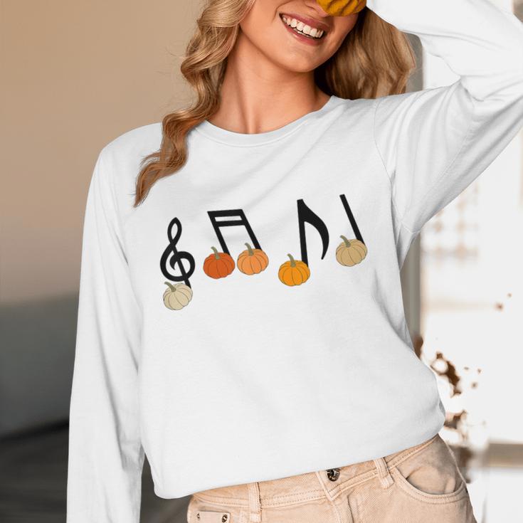 Music Notes Pumpkin Music Teacher Musician Fall Halloween Men Women Kids Unisex Long Sleeve T-Shirt, funny design Music Notes Pumpkin Music Teacher Musician Fall Halloween Men Women Kids Unisex Long Sleeve T-Shirt, funny design