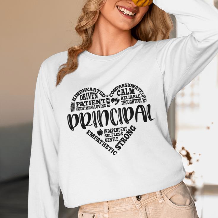 Principal Heart Life School Principal Teacher Appreciation Unisex Long Sleeve T-Shirt, funny design Principal Heart Life School Principal Teacher Appreciation Unisex Long Sleeve T-Shirt, funny design