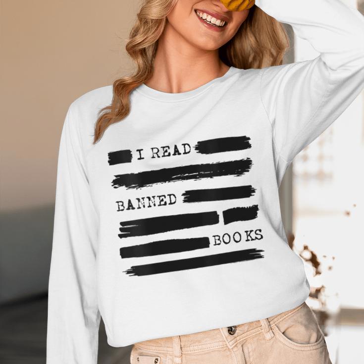 I Read Banned Books Banned Books Week Librarian Teacher Unisex Long Sleeve T-Shirt, funny design I Read Banned Books Banned Books Week Librarian Teacher Unisex Long Sleeve T-Shirt, funny design